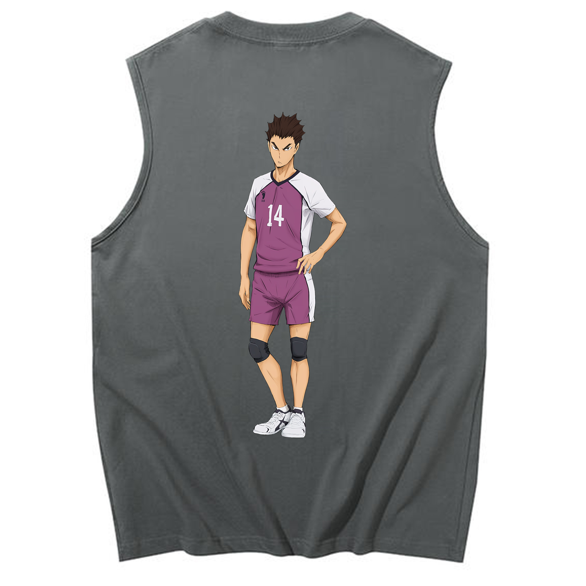 （画像用） ハイキュー!! Haikyu!! コットン100％タンクトップ（背面プリント）